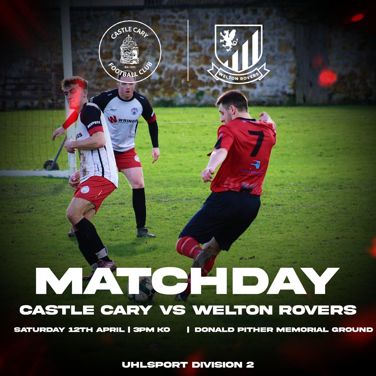 MATCHDAY
⚽ Castle Cary First Vs Welton Rovers Reserves
🏆 Uhlsport Division 2
🏟 Home
⏱ KO: 3PM

#CCFC #CastleCaryFC🔴⚫