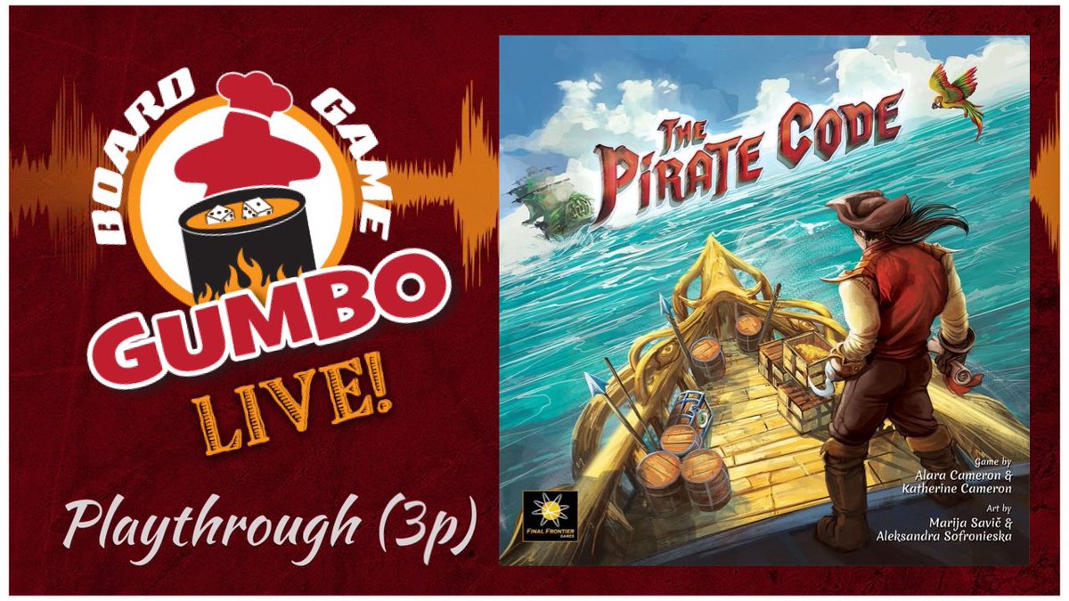 BoardGameGumbo's tweet image. Had a blast playing The Pirate Code coming soon to @Kickstarter from @FinalFrontierG
The Pirate Code Playthrough - Kickstarter Lagniappe with Final Frontier Games
youtu.be/TogEgiO1nhY