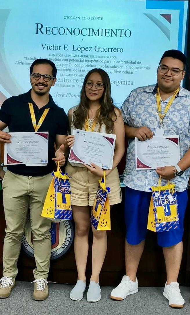 Felicidades a los ganadores a las mejores tesis de licenciatura, maestría y doctorado #EQI2025, ¡enhorabuena! Se contó con el patrocinio de la Editorial Springer y el respaldo de integrantes del comité organizador.