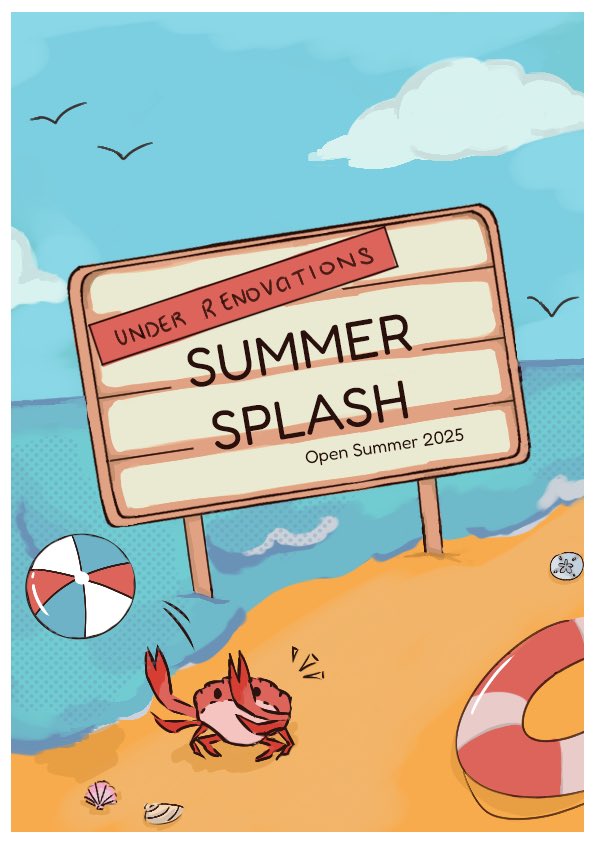 🏖️ Summer is getting a glow-up! 🏖️

We’re cooking up something fun for this upcoming Summer Splash 2025, and we could use a few extra claws 🦀✨

Send us a DM to get involved !

🎨  @ katamaried on instagram