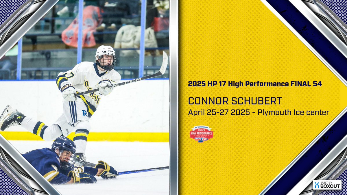 Congrats to our #17 Connor Schubert on making the 2025 HP 17s FINAL 54! Good luck at the featival- will be cheering you on, Connor! 🔥