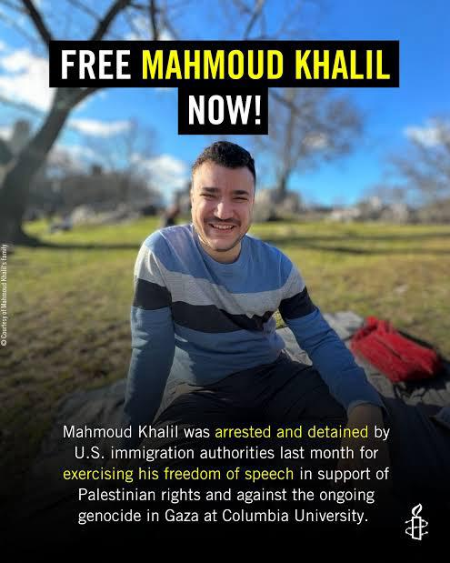In a shocking blow to human rights, a US judge has ruled that Mahmoud Khalil, a pro-Palestine activist, student organizer and lawful permanent resident, can be deported. This sets a dangerous precedent for freedom of expression and the right to protest against injustice and