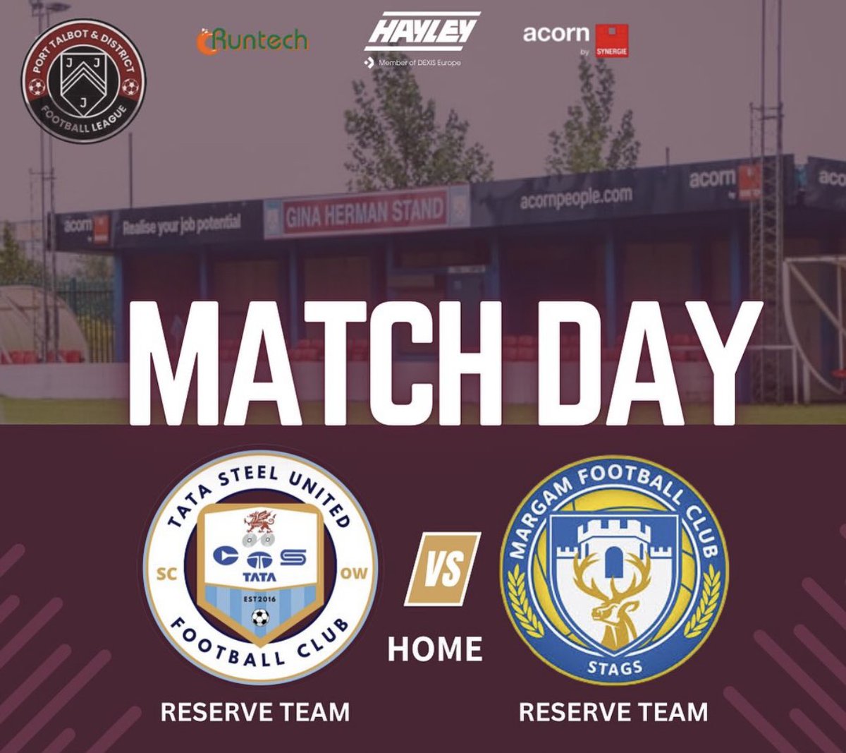 UnitedTata's tweet photo. A massive game for our reserve side tomorrow sees us travel to local rivals @FcMargam ,A must win game with big stakes on the line to decide who he league title, Kickoff will be at 14:30 at the Ray Davies Arena Margam, 
#UpTheScow https://t.co/LsNoVVChXY