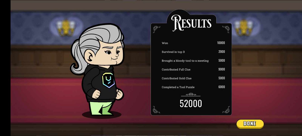 CessDivinity's tweet photo. Jumped into The Mystery Society and completed all the objectives! 🕵️‍♂️
Found 5 clues, gathered 5 puzzle tools, and even picked up a bloody tool — all in one match.

Loving the suspense and strategy in every game.
Shoutout to @YieldGuild @InviteToMystery https://t.co/f5fYcEcfOK