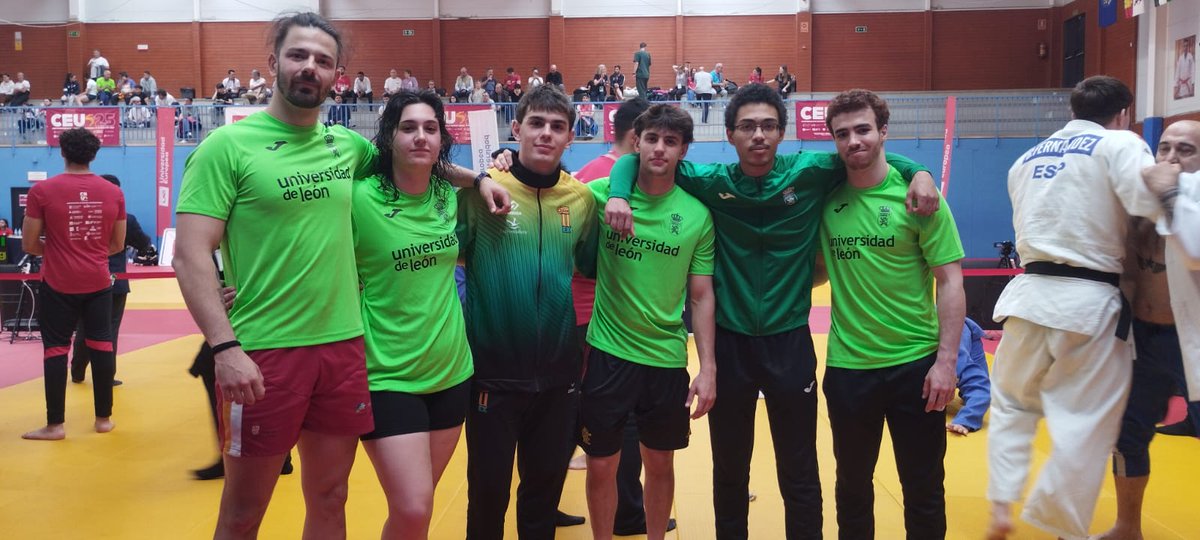 Chesco González BRONCE en el Campeonato Nacional Universitario. 
Marcos Porrero,  Mario Álvarez, Laura Gómez, Ekain Echarte, Adrián Martín y Adriana,  no lograron subir al podio.
Fue una competición de gran nivel, en la que competían judokas Olímpicos...
Felicidades a todos.