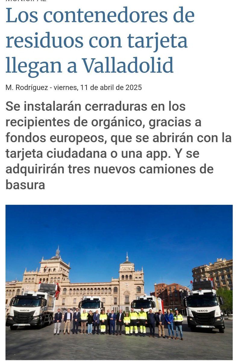 fe_valladolid's tweet photo. 👉🏻 ... Y te darán una tarjeta para abrir un contenedor de basura, así sabrán las veces que haces uso del contenedor.
Vivimos en una distopía.
🟥⬛🟥

#StpoAgenda2030
#Derogaciónrégimen78 https://t.co/AD6luayCXK