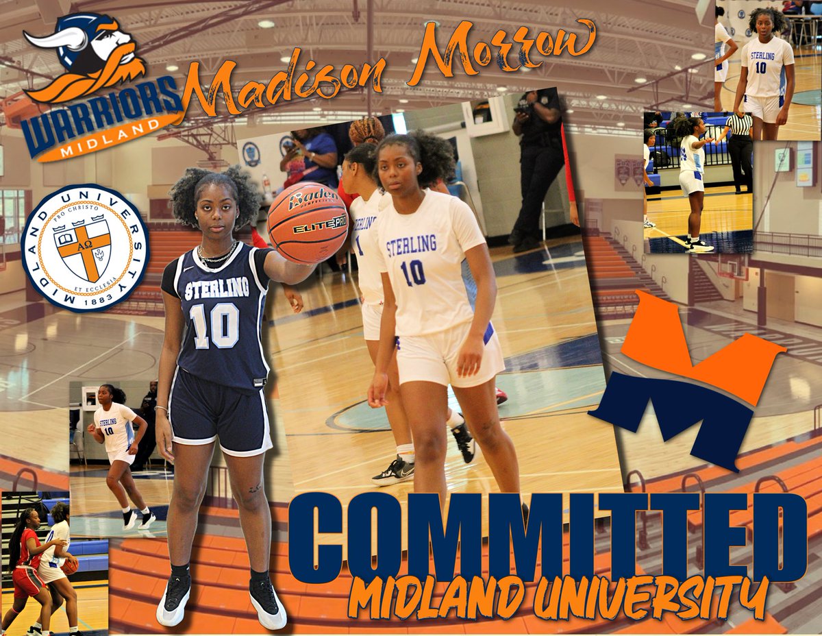 CarrDedreck's tweet photo. Congratulations to Lady Raider 💙🩵                  Madison Morrow for committing to Midland University in Freeport, Nebraska on a basketball scholarship 🏀💪🏾💯🙏🏿
#WhyNotBeGreat
#HonorOurDreams
@HISDAthletics @CoachJessie48 @HouSterlingFB https://t.co/mT3NycAUEj
