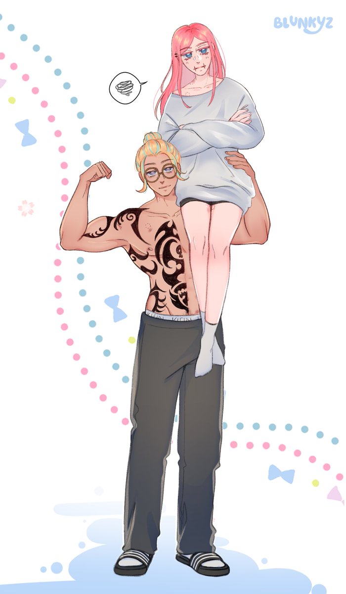 sanzusweapon's tweet photo. rindou thinks he’s so cool 🙄😩 he’s so proud of himself 💪🏻 (don’t ask me how sanzu accepted this 😈🔥)
🎨: @blunkyzart gracias de nuevo hrna tkm 💋❤️
#rinzu 🩵🩷 https://t.co/VNr2vrgkxP