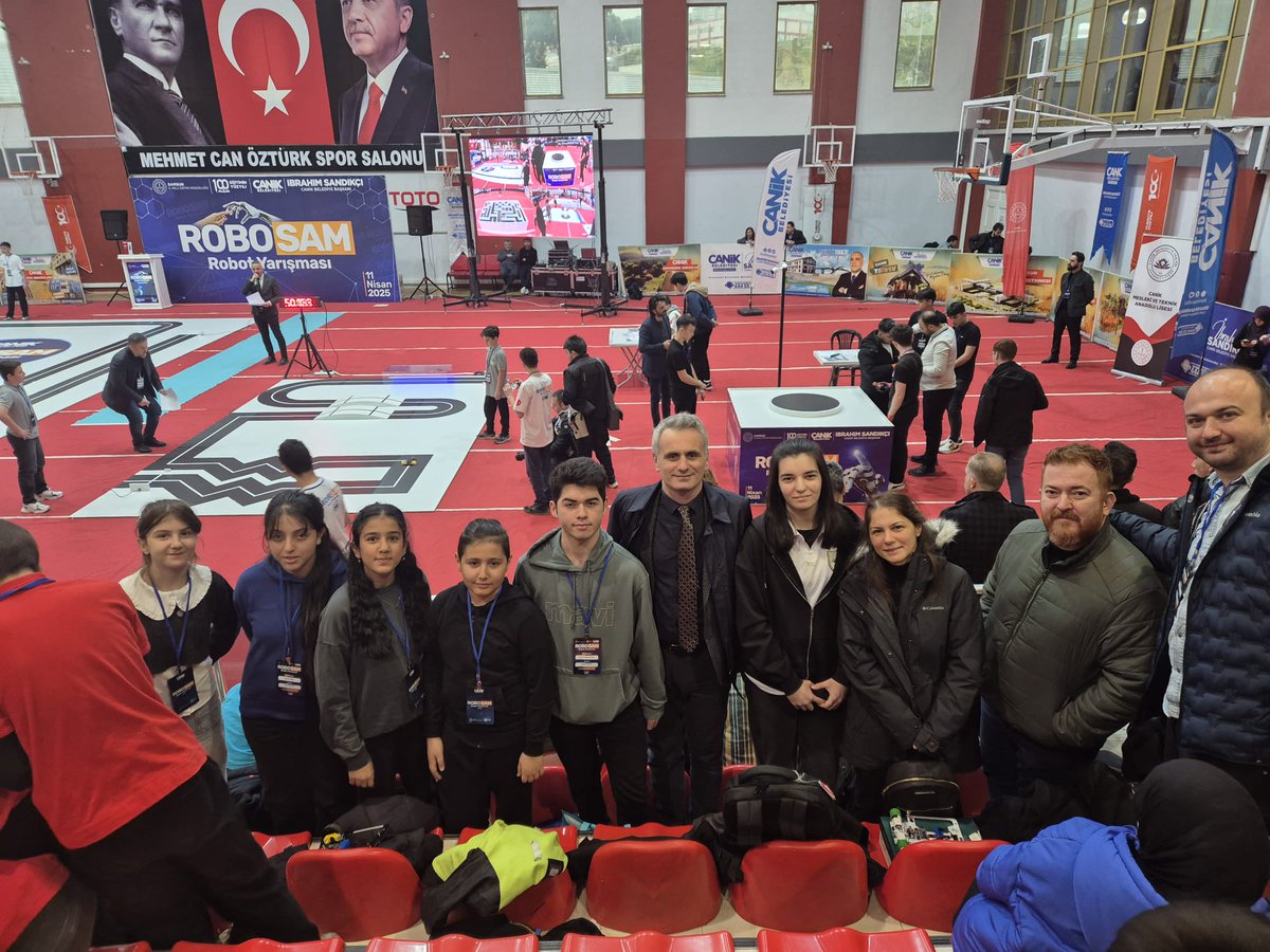atakumbilsem's tweet photo. #ROBOSAM’da Teknolojiyle Gelen Başarı!

Samsun İl Milli Eğitim Müdürlüğü ve Canik Belediyesi iş birliğiyle düzenlenen ROBOSAM Robot Yarışmasında öğrencilerimiz, hem emekleri hem de başarılarıyla bizleri gururlandırdı.

Yarışmaya;
2 Temel Seviye Çizgi İzleyen,
1 İleri Seviye Çizgi https://t.co/W8TcwaeEEl