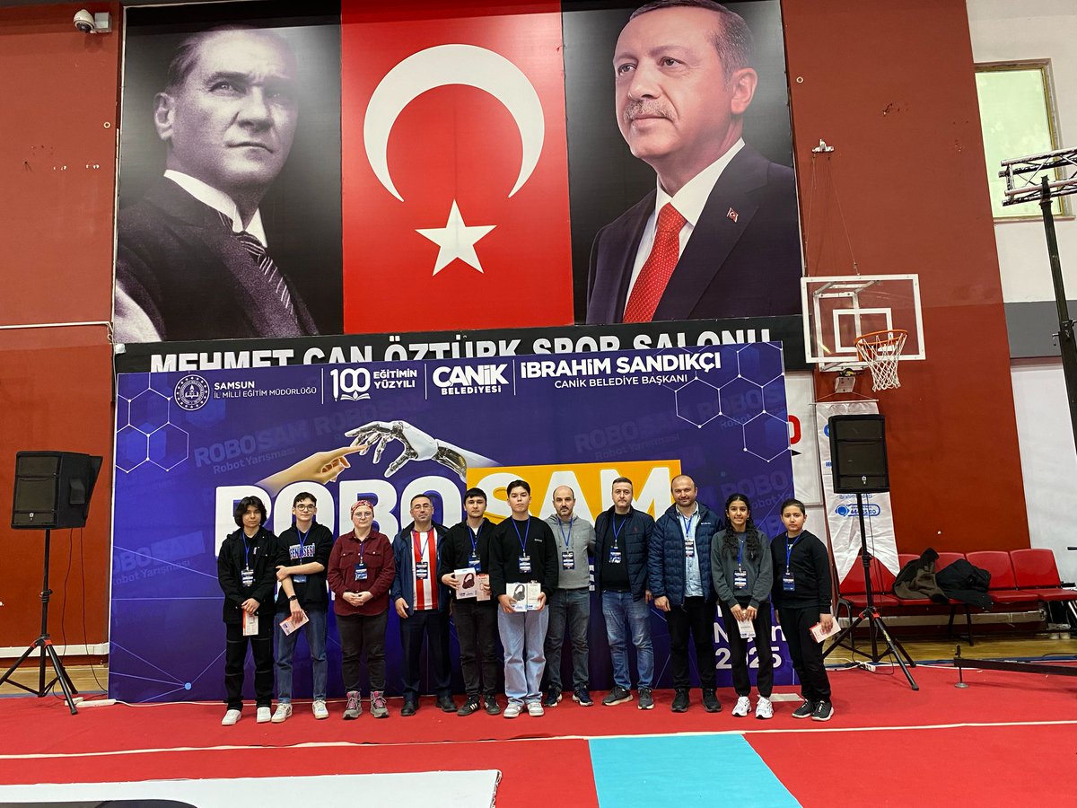 atakumbilsem's tweet photo. #ROBOSAM’da Teknolojiyle Gelen Başarı!

Samsun İl Milli Eğitim Müdürlüğü ve Canik Belediyesi iş birliğiyle düzenlenen ROBOSAM Robot Yarışmasında öğrencilerimiz, hem emekleri hem de başarılarıyla bizleri gururlandırdı.

Yarışmaya;
2 Temel Seviye Çizgi İzleyen,
1 İleri Seviye Çizgi https://t.co/W8TcwaeEEl