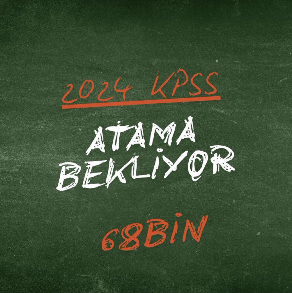 📍Öğretmenlerimiz 2024 KPSS ile 68 bin atama müjdesi bekliyor... 

<a href="/RTErdogan/">Recep Tayyip Erdoğan</a> 
#ÖğretmeneKabineden68BinAtama