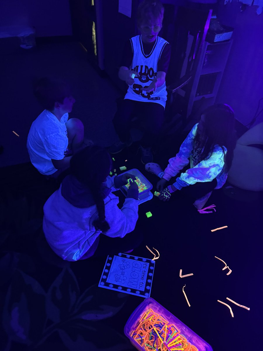 We had a blast celebrating the end of IAR today with a glow party!!