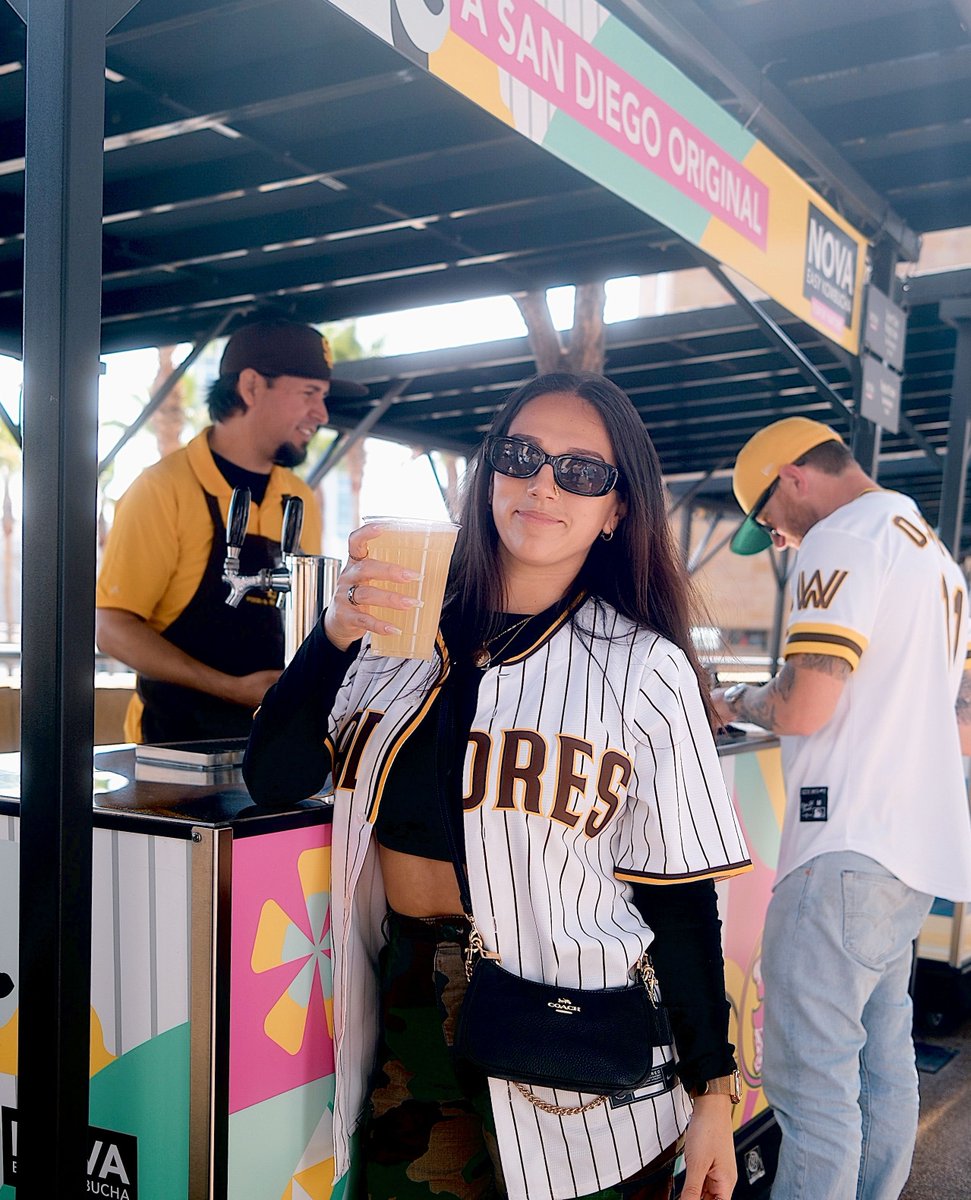 Nothing beats a sunny day at Petco Park, sipping on our refreshing kombucha while cheering on the Padres! 🌞⚾️ Good vibes, great brews, and home runs galore. Grab a cup and let’s make some epic game day memories! Who’s in❓️⁠
⁠
◦⁣⁠
#FunbyNature 🌴 #NovaKombucha
