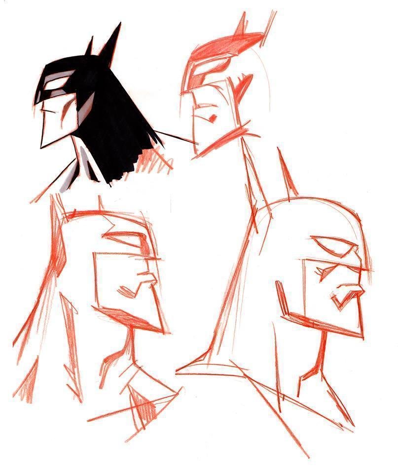 worldsfinest's tweet photo. Check out this super-sleek production artwork from "Beware The Batman." This early 2D concept and design work, by Shane Glines, offers up a few different takes on Bruce Wayne and his Caped Crusading alter-ego. "Beware The Batman" aired from 2013 to 2014. #Batman #BewareTheBatman https://t.co/gdrSWD4QEg