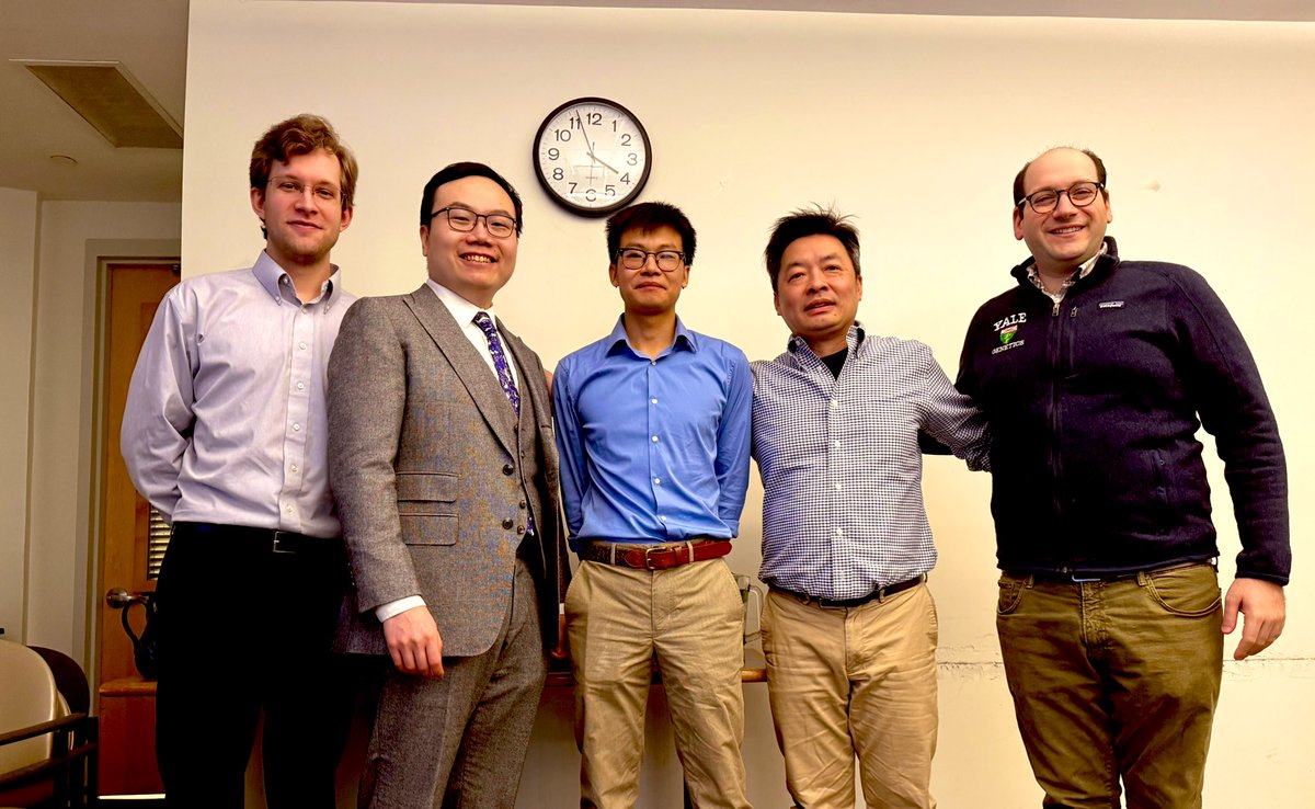 Congratulations to the newly minted Yale Doctor Yanbo Chen! Our final PhD defense this year (4 in total).