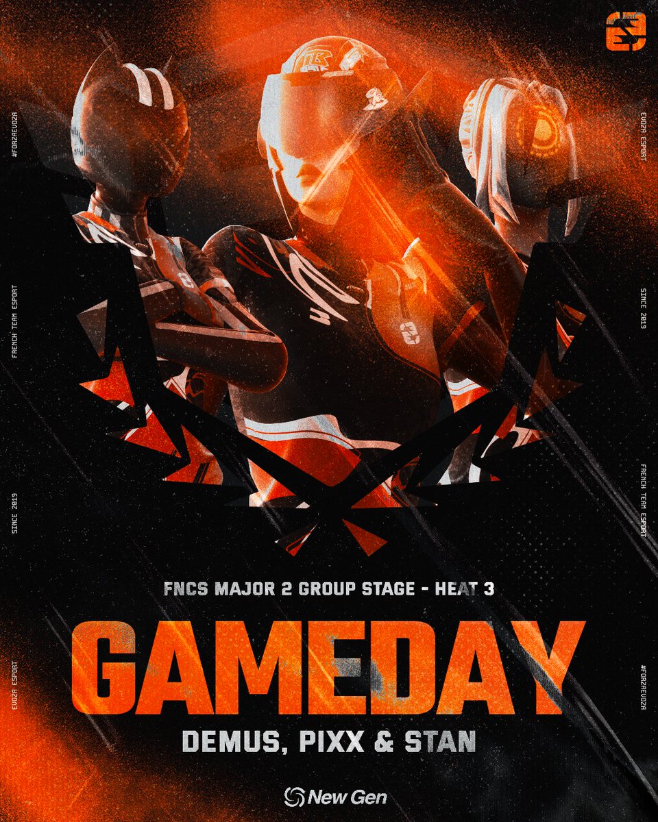 EvozA Esport (@evozaesport) on Twitter photo NOT HERE TO PLAY, HERE TO REIGN 👑
We believe in you for Heat 3 <a href="/DemusFN/">EvozA demuś</a>, <a href="/p1xxfn/">EvozA pixx</a> & <a href="/Stanfps/">EvozA Stanfps</a>!
#ForzaEvozA ⚫️🟠 NOT HERE TO PLAY, HERE TO REIGN 👑
We believe in you for Heat 3 <a href="/DemusFN/">EvozA demuś</a>, <a href="/p1xxfn/">EvozA pixx</a> & <a href="/Stanfps/">EvozA Stanfps</a>!
#ForzaEvozA ⚫️🟠