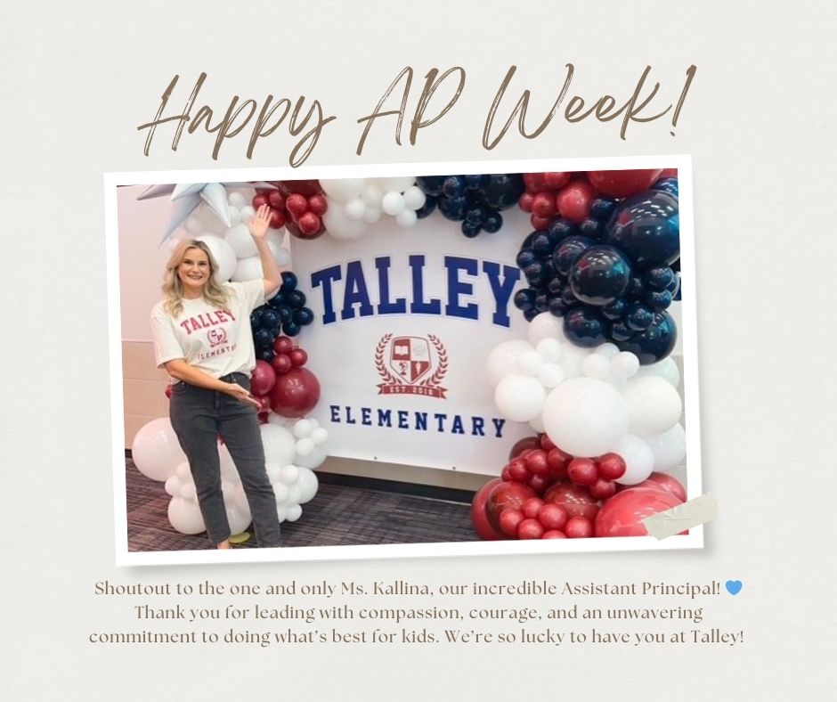 Shoutout to the one and only Ms. Kathryn Kallina, our incredible Assistant Principal! 💙