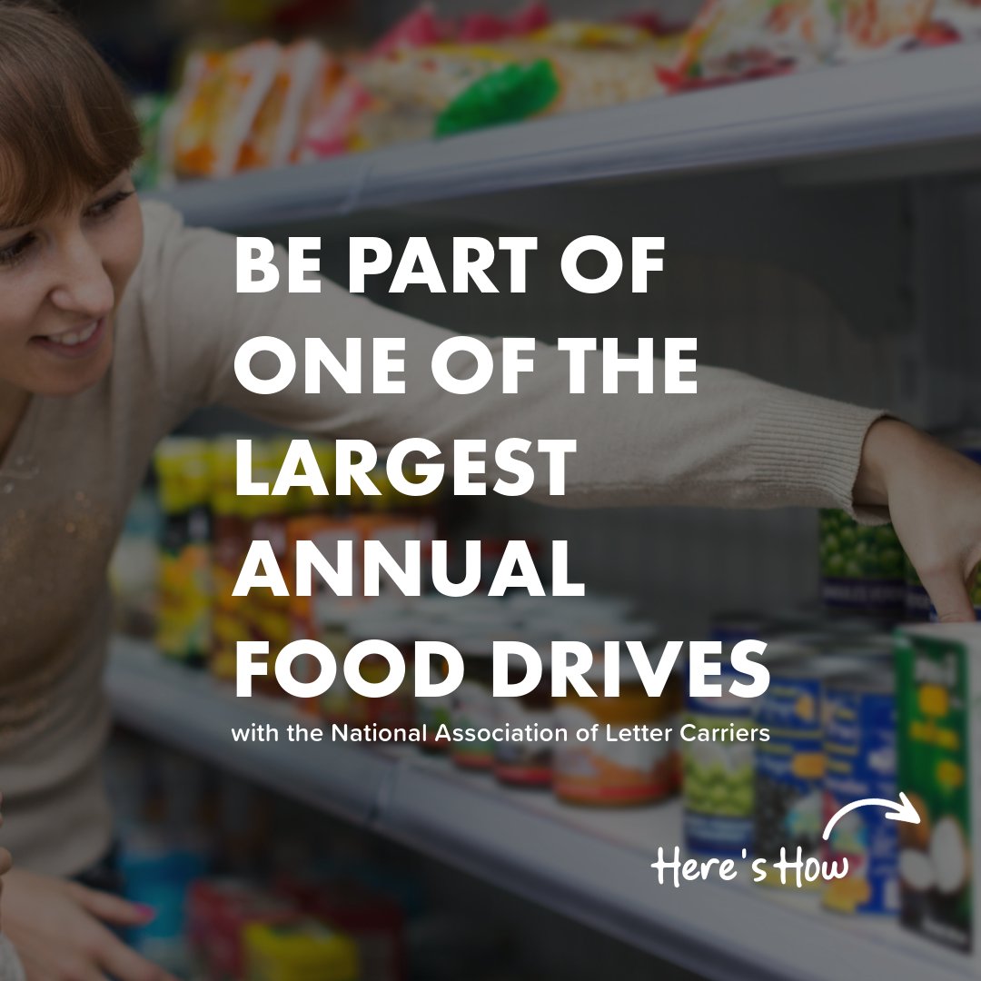 mofcollective's tweet photo. An opportunity to contribute to one of the largest national food drives! From now until May 10th, you can donate non-perishables for the #StampOutHunger food drive. Place your donation in a bag by your mailbox and it'll get taken to a nearby foodbank (like us!). Are you in!? 🥫📫

Learn more: https://t.co/rZNC2r1aa8