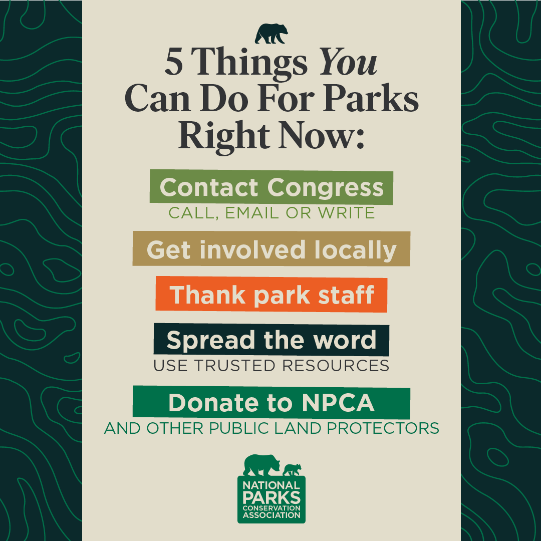 NPCA's tweet photo. National Park Advocacy Week may be coming to a close, but we need to protect our parks year-round. Find resources and ways you can help in our new Take Action Toolkit at https://t.co/XXDGwoBonJ 🛠️ https://t.co/1CagUO1u81