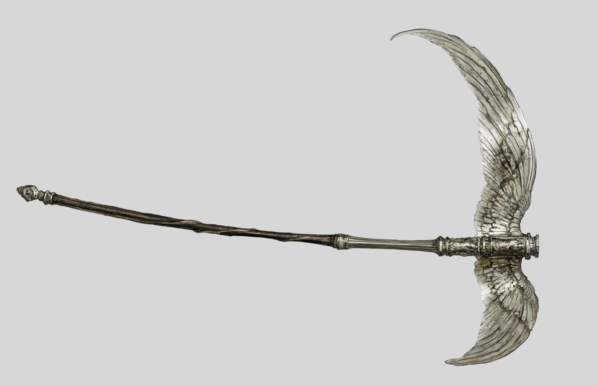 scadujar's tweet photo. winged scythe https://t.co/LZidhql2Xu