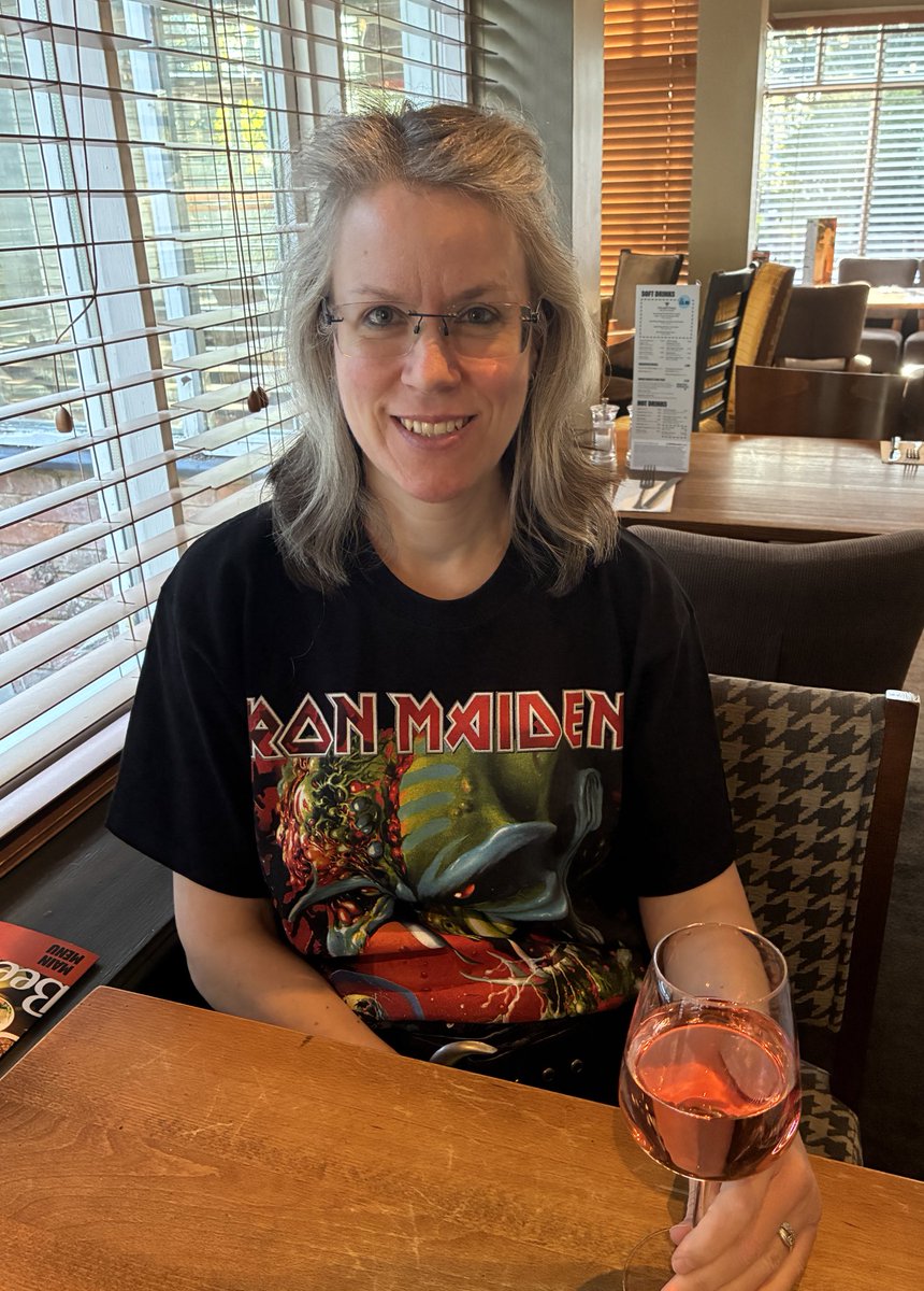 Lucy Needham 🎶 (@poisonedlockett) on Twitter photo #bandshirtfriday in loving memory of my Daddy, I am wearing his <a href="/IronMaiden/">Iron Maiden</a> tour tee today from when we saw them live together back in 2011… ❤️🖤❤️ #bandshirtfriday in loving memory of my Daddy, I am wearing his <a href="/IronMaiden/">Iron Maiden</a> tour tee today from when we saw them live together back in 2011… ❤️🖤❤️