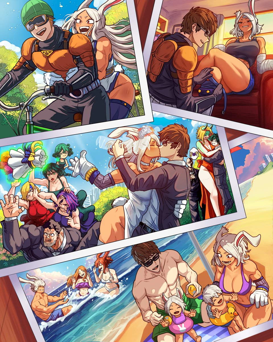 VlizzyVlizz117's tweet image. Hoy tenemos una nueva parte del universo de Mirko x ciclista!🗣️💖🚴🐰
De parte de mi compi @BleckSande70506✨
Como siempre parte de la magia son las cosas que inventan para explicar y unir todas las partes🤣
#BNHA #MHAfanart #Miruko #Mirko #OPM #Deku #IPPANJOSEI #IzukuMidoriya