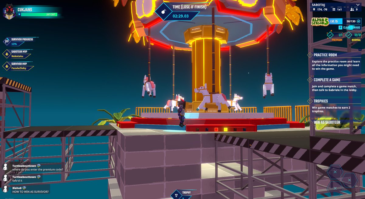 Round and round we go in <a href="/TheSandboxGame/">The Sandbox</a> 🎠 tsbga.me/TheSandbox #AlphaSeason5