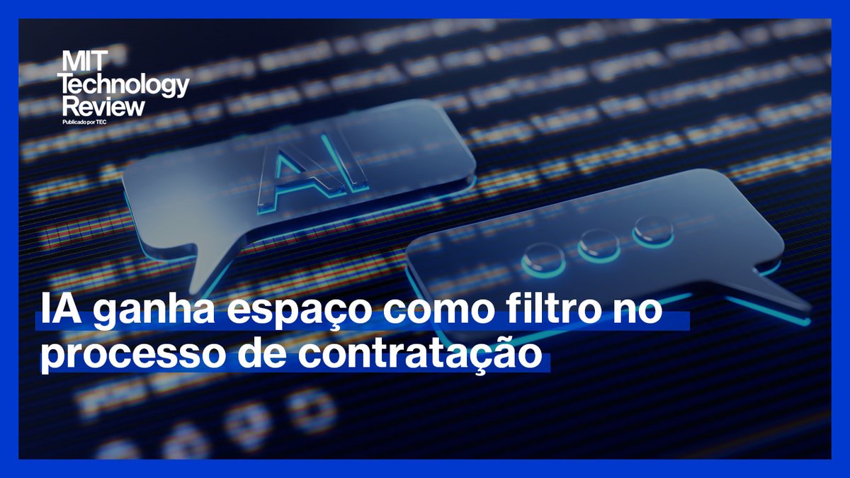 A IA já começa a influenciar contratações. Shopify e Fiverr exigem que equipes mostrem por que a IA não dá conta antes de pedir reforços. Análise de Rafael Coimbra. 

Confira a análise completa no site da MIT Technology Review Brasil: youtu.be/7MsWYJ3hUZE