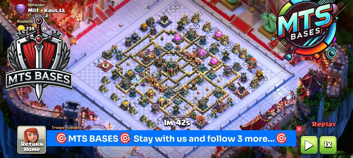 #Mtsbases 
Legend league bases🎁
1. Peet
link.clashofclans.com/en?action=Open…
2. Ibrahim 
link.clashofclans.com/en?action=Open…
3. Milt kaus LL
link.clashofclans.com/en?action=Open…
Note ( event troops broken 💔 no df gurenty 🚫❌)