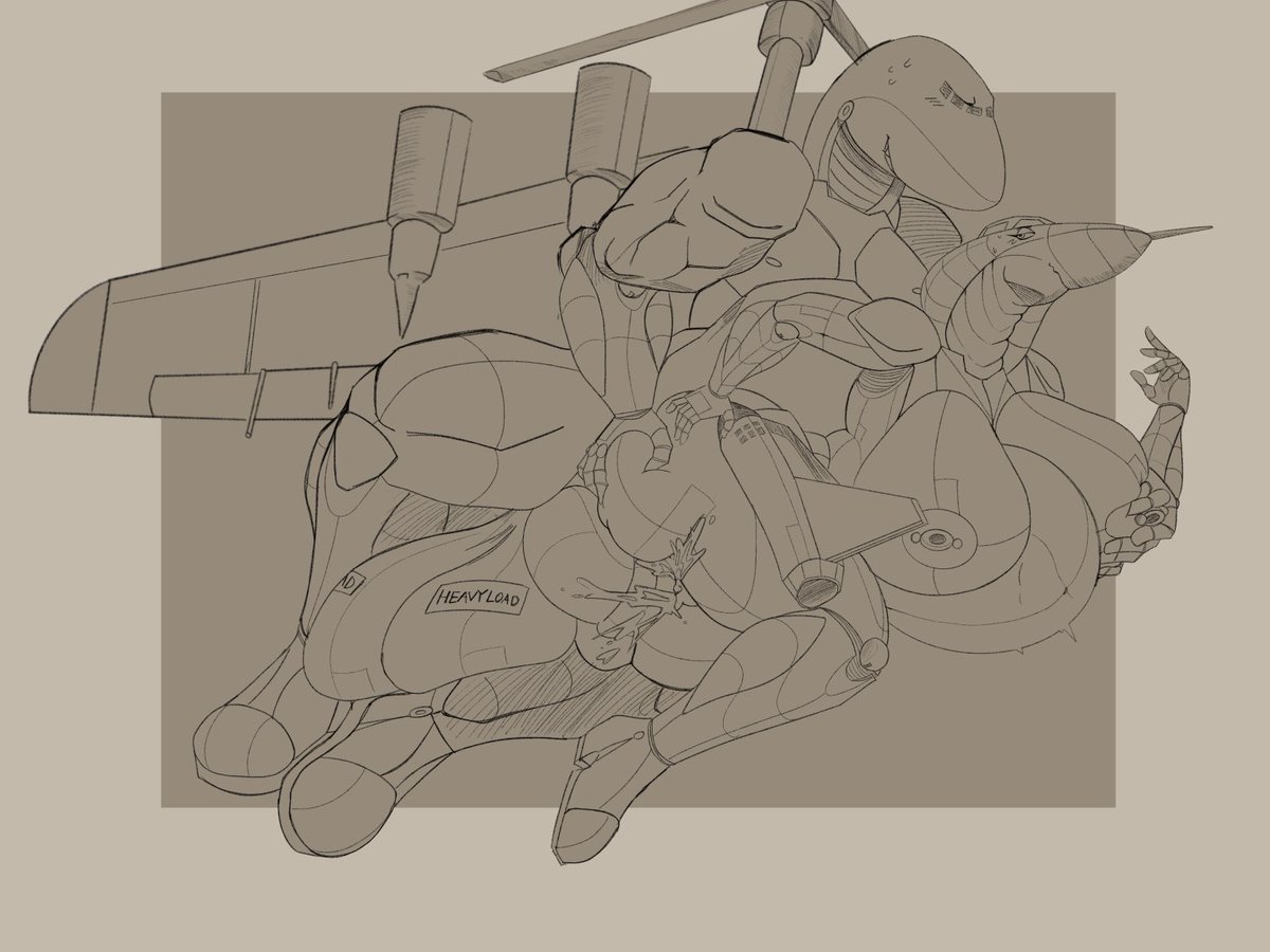A12Zephyr's tweet photo. Lil artdump!
Bo x Zeph~ #aeromorph #livingmachine #machinehub https://t.co/AWWxS4NSqz