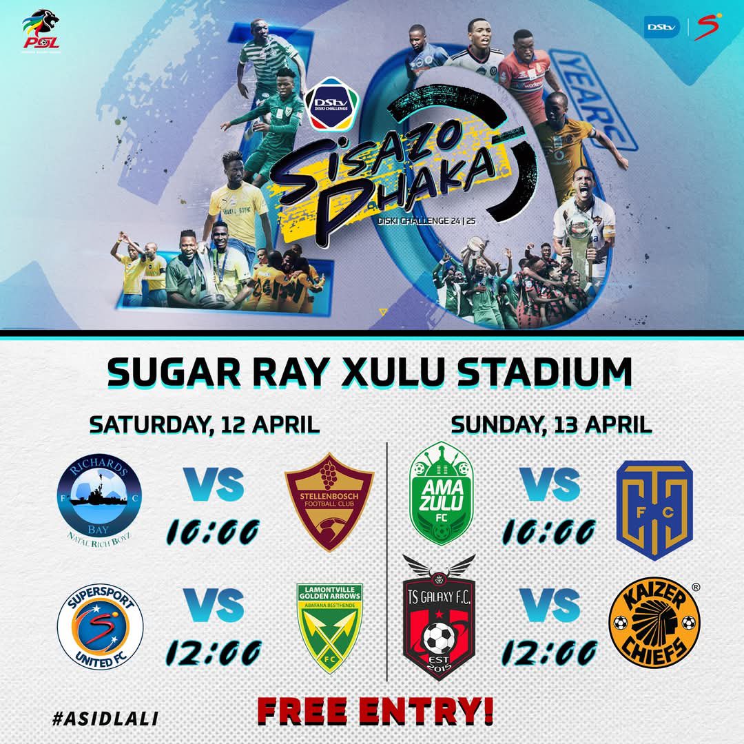 ThulaniNombali's tweet image. We have some DDC football yet again on 202 this weekend...

Don't miss out... #Asidlali la and #SisazoPhaka #OneGameAtATime