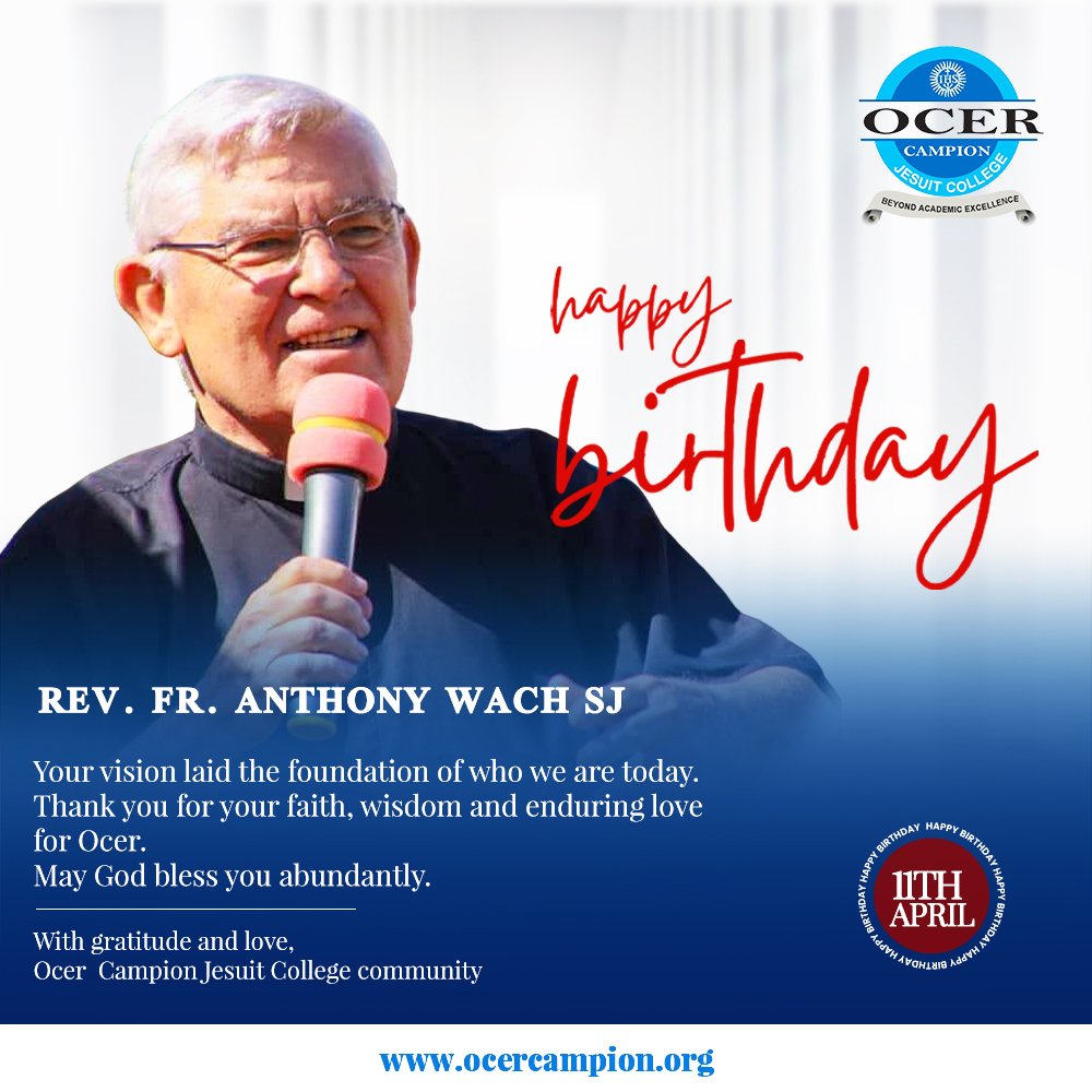 OcercampionJC's tweet image. We celebrate the life of our beloved founder, Rev. Fr. Anthony Wach SJ. Though he is far away, his legacy continues to live in the hearts and minds of our community. 

Happy Birthday,  Father Tony! #JesuitEducation #JesuitMission @MidwestJesuits @AORjesuits