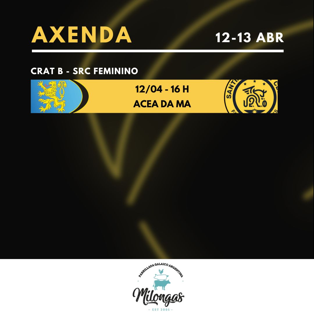 Mañán tes unha super cita connosco 😉😉 

Achégate a animar!!! 

#santiagoquererugby💛🖤