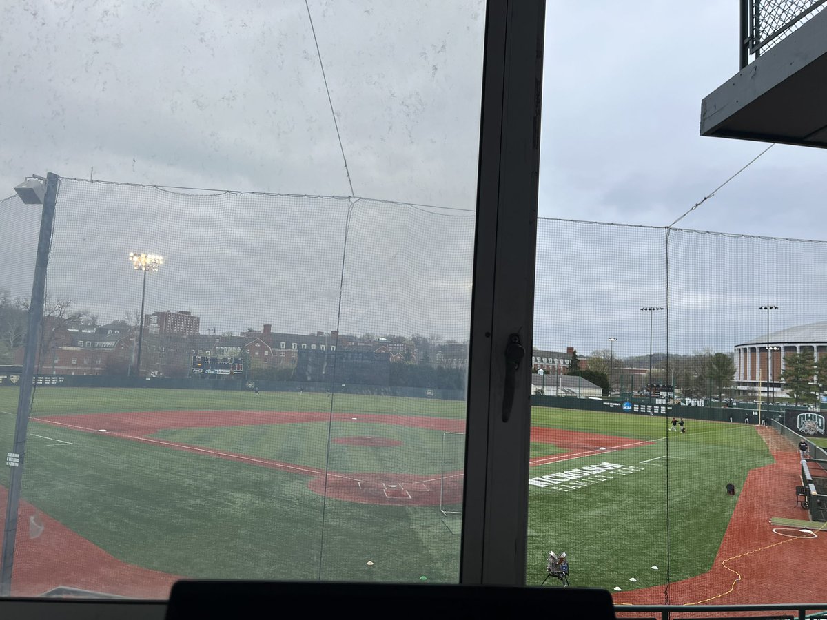 The cold doesn’t stop us at Bob Wren!  <a href="/carriggavin97/">Gavin Carrig</a>, <a href="/kyleighosko/">Kyleigh Osko</a>, and myself are on the call for today’s matchup between Ohio and VMI!  Join us for game 1 of the 3 game series at the link below!

youtube.com/live/nx532xYI6…
