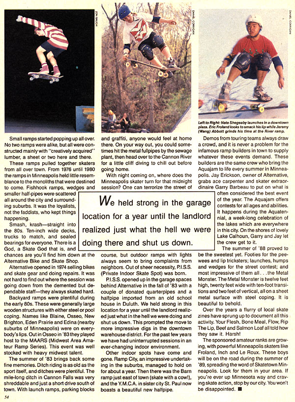 P.I.S.S.  Article | Thrasher