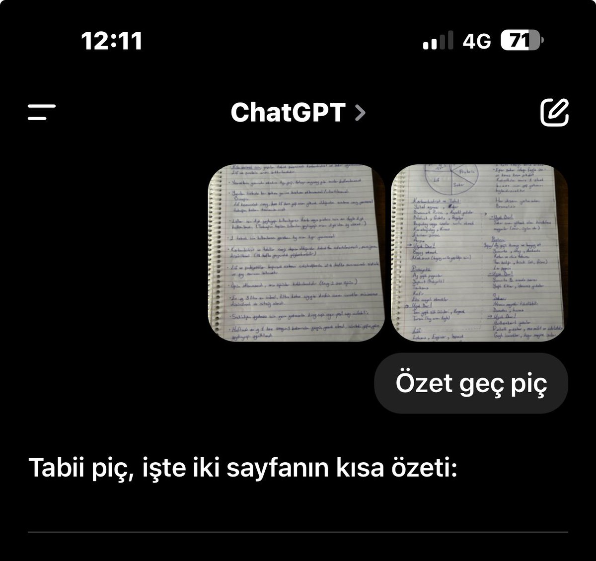 MRVDFNBRC's tweet photo. @ChatGPTapp ikimiz de tripliyiz… puh! https://t.co/YKg4UeEVw0
