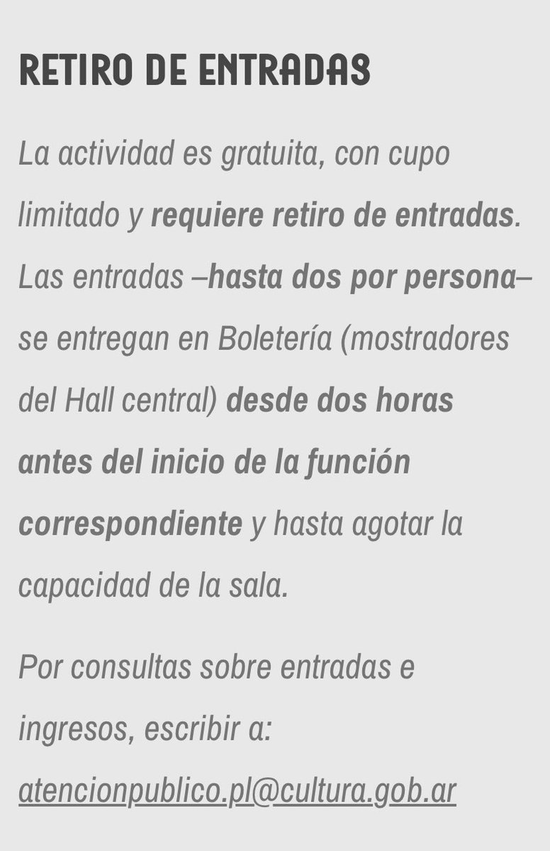 Mañana show gratis, por orden de llegada !!! Vengan con tiempo ❤️
Es acustic love