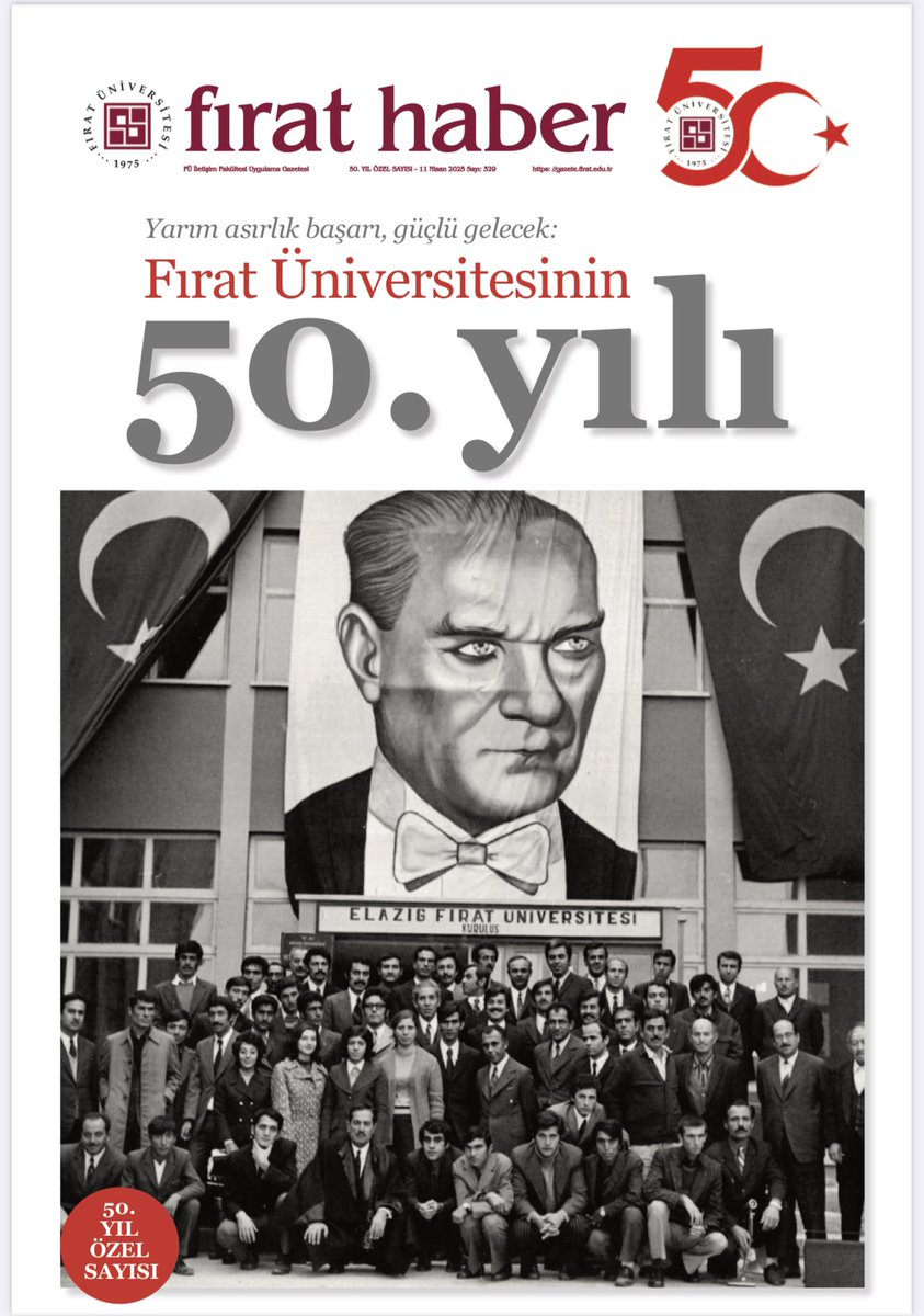 Yavuz Haykır (@yavuzhaykir) on Twitter photo #Fırat50Yaşında 11 Nisan 1975’te kurulan ve başarılarıyla Türkiye’nin gururu olan Fırat Üniversitesi 50. Yılı kutlu olsun....Nice yıllara... <a href="/firatresmihesap/">Fırat Üniversitesi</a> #Fırat50Yaşında 11 Nisan 1975’te kurulan ve başarılarıyla Türkiye’nin gururu olan Fırat Üniversitesi 50. Yılı kutlu olsun....Nice yıllara... <a href="/firatresmihesap/">Fırat Üniversitesi</a>