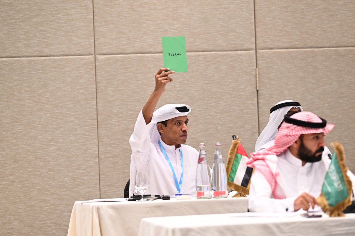 موافقة الجمعية العمومية على ملف المملكة الأردنية الهاشمية لاستضافة بطولة كأس العالم الخامسة لالتقاط الأوتاد ٢٠٢٦م.