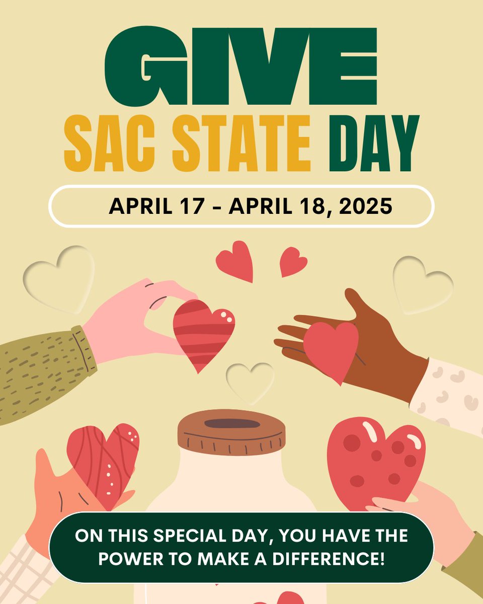 Get ready, Hornets! Join us in supporting the Public Health programs that keep students on the path to graduation and empower student success!

#allinforSacState #sacstate #publichealth