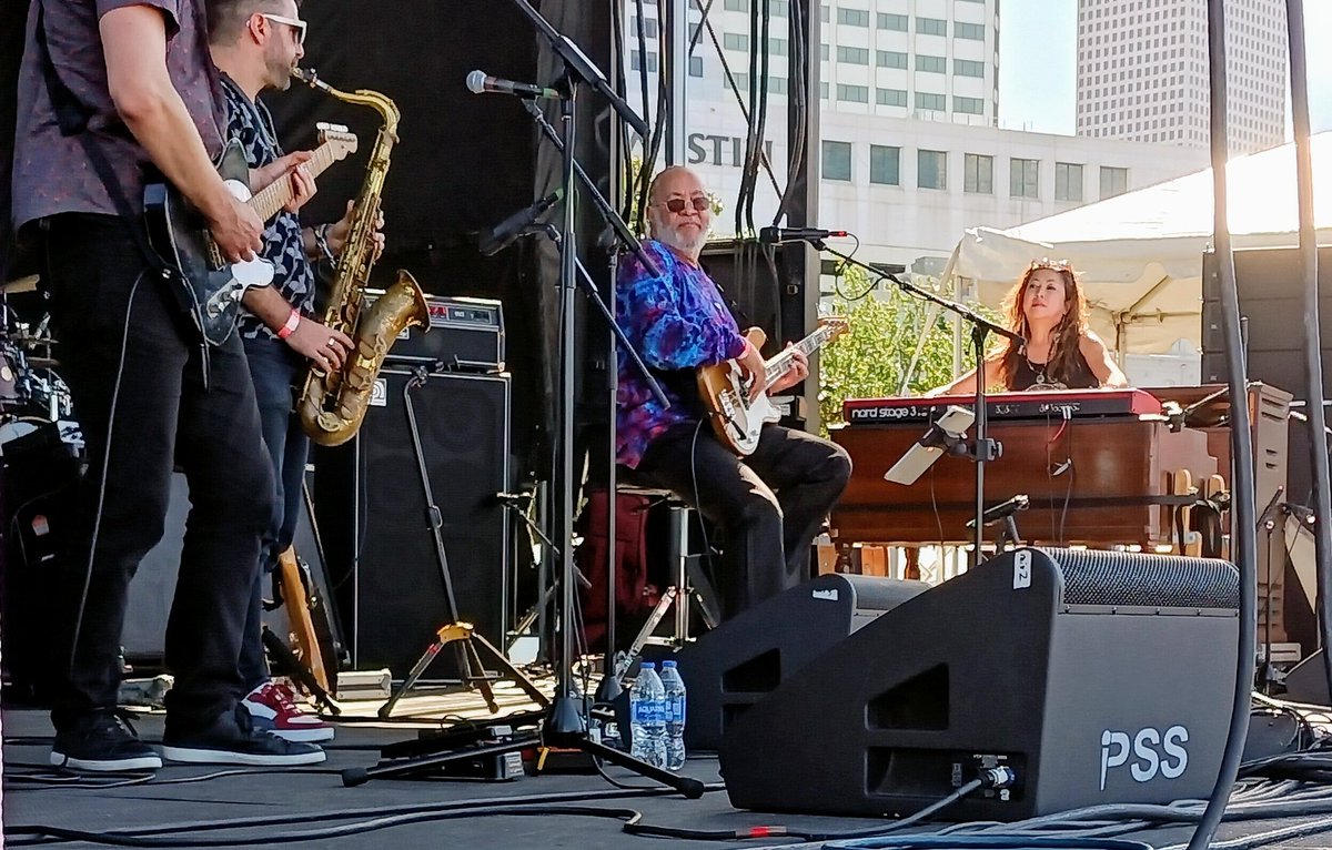Intoxicologyst's tweet photo. Legend George Porter, Jr LIVE right now on @TheAbitaBeer Stage at @FQFestNOLA #fqfest #neworleans #festival #livelocalmusic https://t.co/AZC7QqplQM
