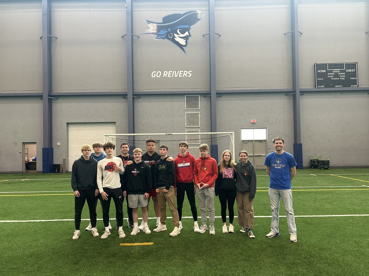 Happy Friday!! Today I had the opportunity to work with another CCTC from Earlham HS, that I met this at a fair. Steve (CCTC) brought 10 students who were interested in Iowa Western. The students had a great time and enjoyed our Wellness Center! Making connections! #SailsUP