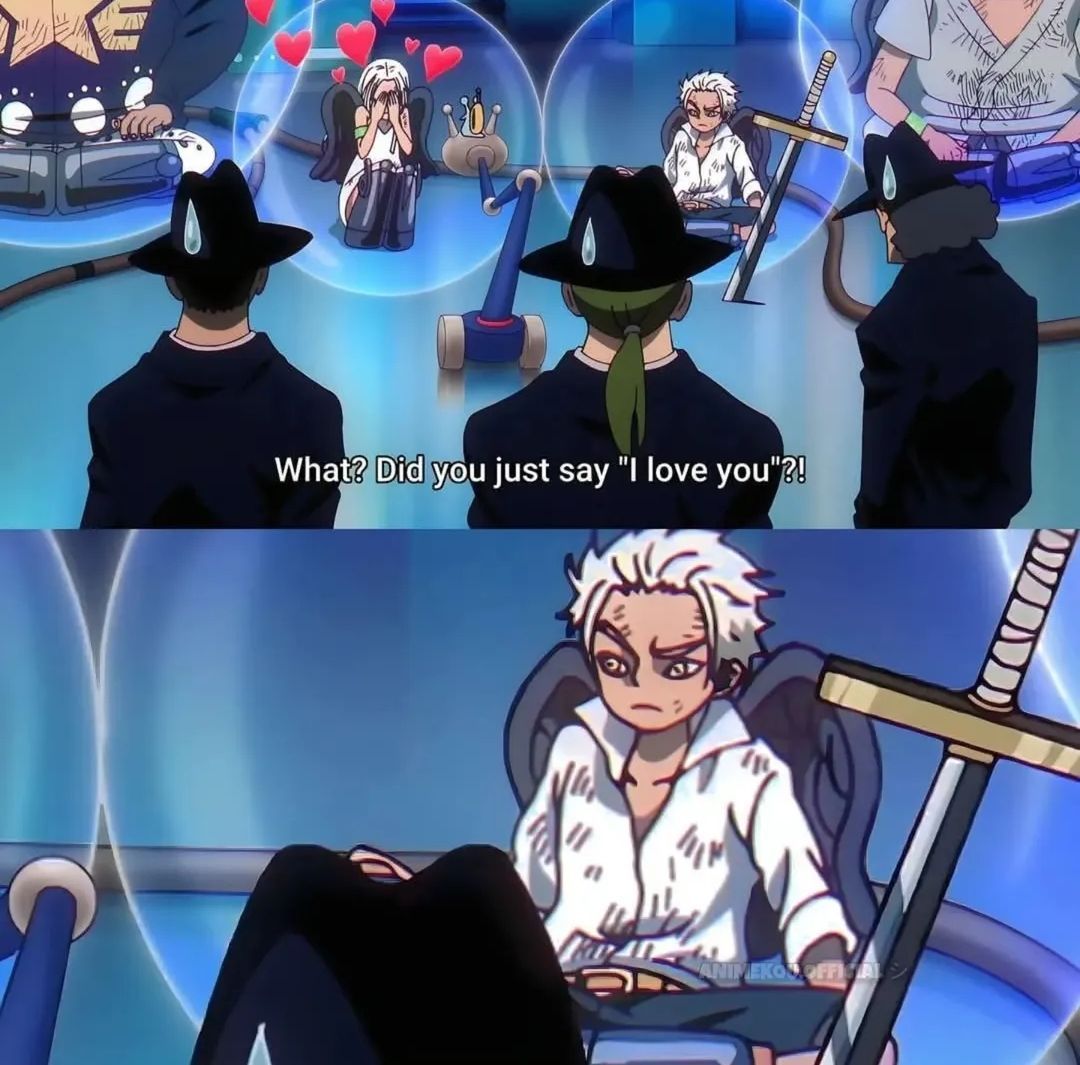 strawhats's tweet photo. S-hawk reaction 😂 https://t.co/mwZsb1PRh9