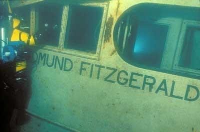 fasc1nate's tweet photo. SS Edmund Fitzgerald was an American Great Lakes freighter that sank in the Great Lakes during a storm on November 10, 1975.   

Her crew of 29 perished, and no bodies were recovered. The exact cause of the sinking remains unknown, though many books, studies, and expeditions have tried to make sense of this compelling mystery.