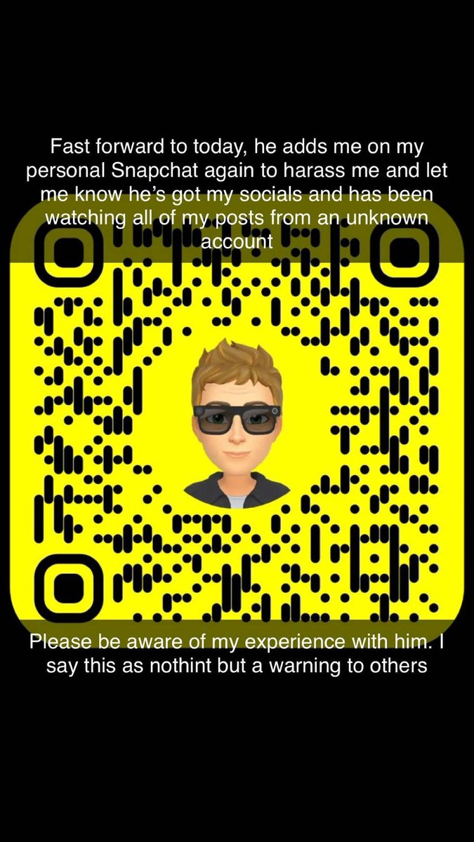 Hi everyone! 
Please take a second to read this and be aware of this person in the community! To my knowledge he has a new twitter but I am unaware of what it is.