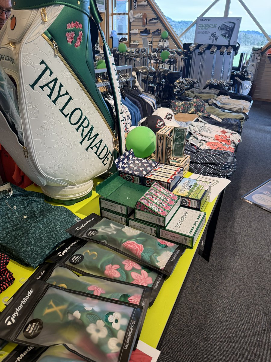 Fredagsmys i shopen 🌺⛳️☀️ #masters