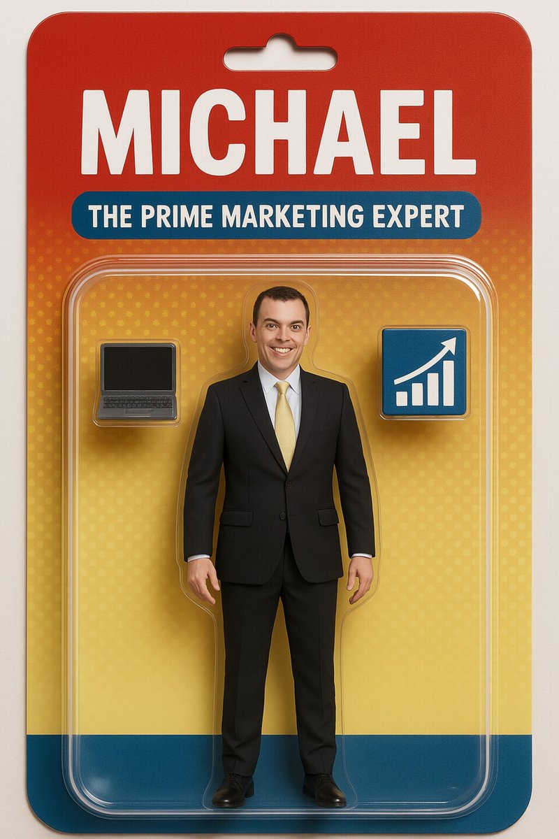 Michael is here to service your marketing needs to grow your business! 📈
While this toy is special since it is not in stores, it is a great rendering of what you would get in person! 😉

#businessgrowth #chatgpttoys #digitalmarketing