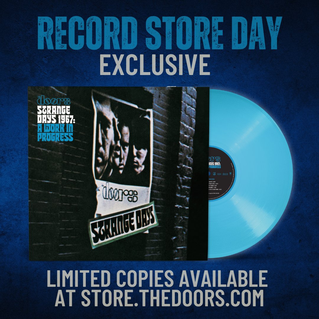 If you were not lucky enough to find a copy of STRANGE DAYS 1967: A WORK IN PROGRESS at your local record store, you’re in luck. We have a very limited amount copies now available in The Doors store.

“It’s time once again, to visit 1967 during the recording of The Doors’ STRANGE
