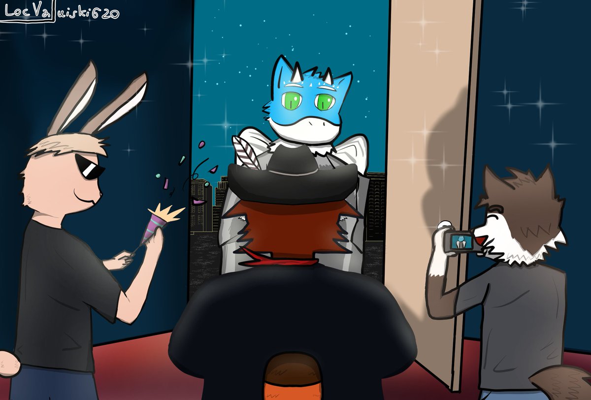 This is <a href="/bluedy_last/">bluedy</a> birthday commision!

#furry #furryarts