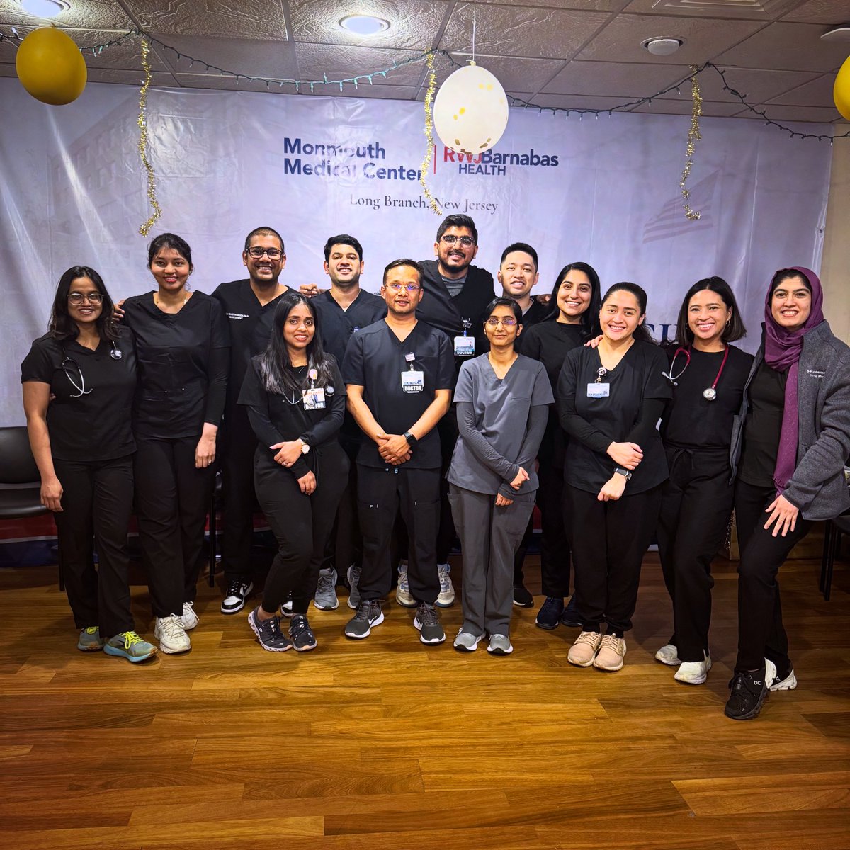 Our soon to be graduates rocking their black scrubs today!!

#graduation #residents #Internal_Medicine #batch2025 #monmouth #MedTwitter